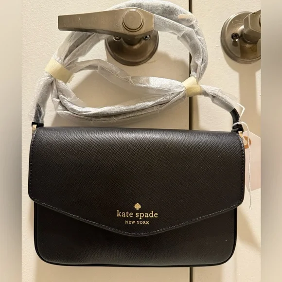 Kate Spade NWT Sadie Envelope Mini Crossbody black - Picture 2 of 5